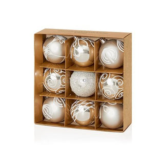 Premier Silver Decorated Balls