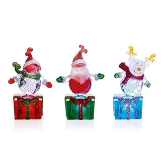 Premier Colour Changing Characters Santa, Snowman & Reindeer