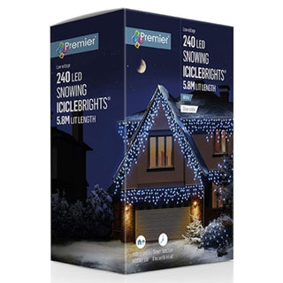 Premier 240 LED Snowing Icicle Lights
