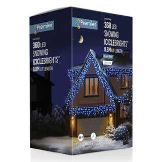 Premier 360 LED Snowing Icicle Lights