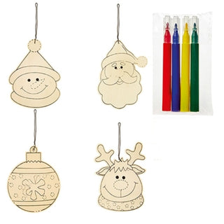 Colour Your Own Hanging Decoration