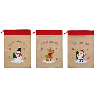 Jute Santa Sacks