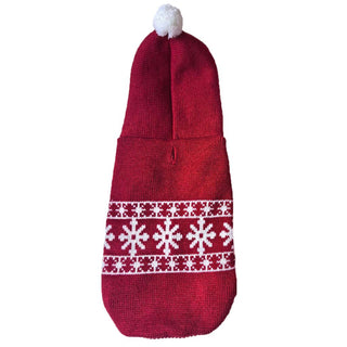 Santa Hoodie Dark Red