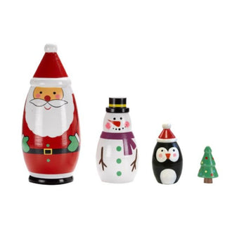 Three Kings Santa's Secret 4 in 1 Festive Figurines