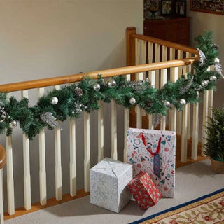 Three Kings Baubly Garland - Silver