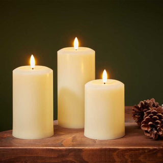 Three Kings Flameless Pillar Candle