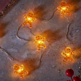 Three Kings 20 Gingerbread String Lights