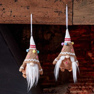 Three Kings Mr & Mrs Gingerbread Gonk - Pendant (Assorted)