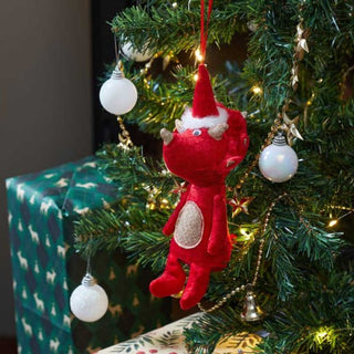 Three Kings Festive Dino - Pendant - Red