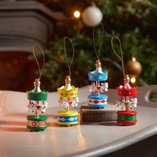 Three Kings Carousel Pendant - Set of 4 (Assorted)