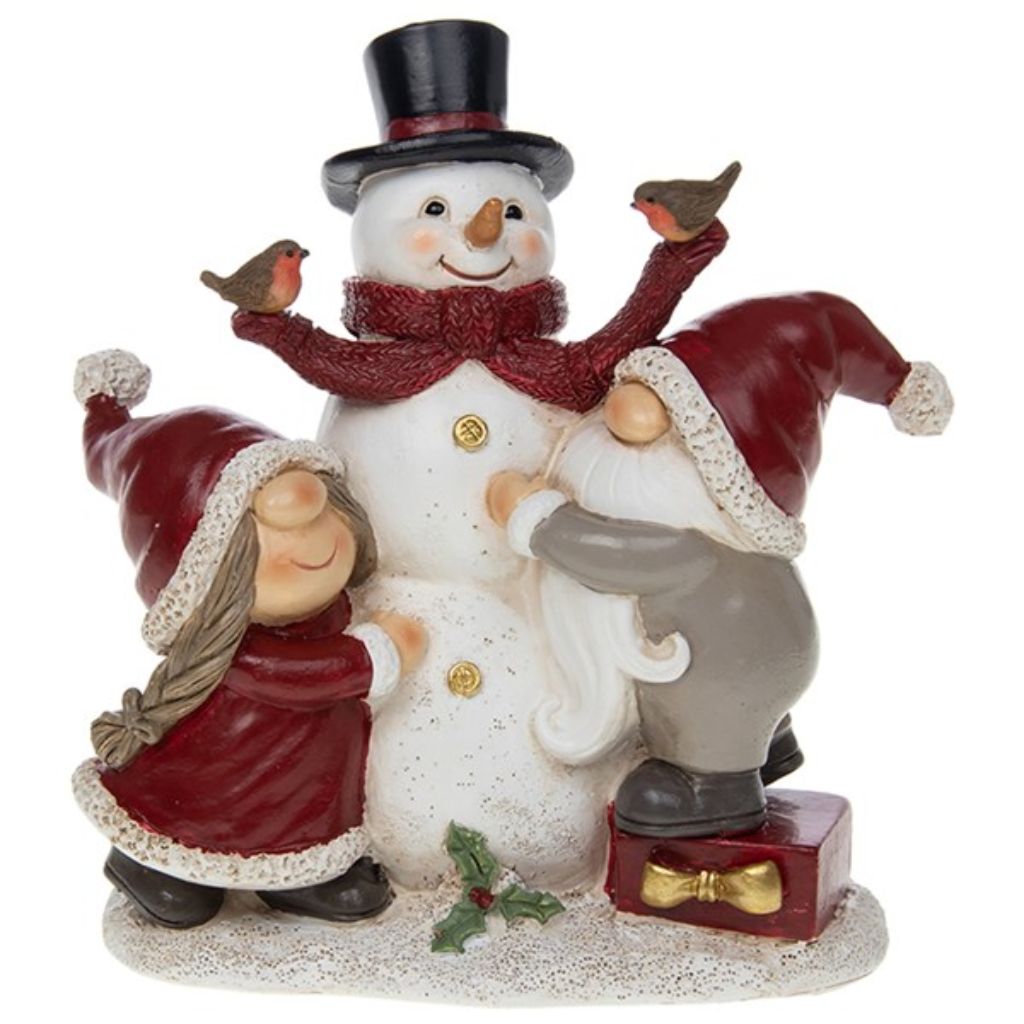 Xmas Santa Gonk Couple & Snowman - Default Title | Zoars Ark Pet Superstore