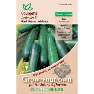 Kings Seeds Courgette Defender F1 Rhs Agm