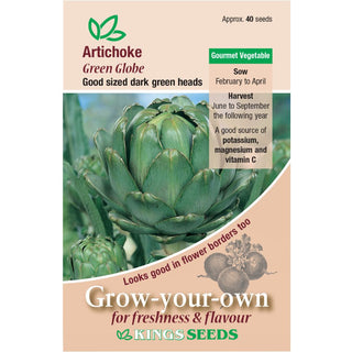 Kings Seeds Artichoke Green Globe