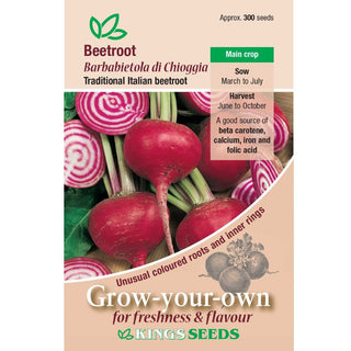 Kings Seeds Beetroot Barbabietola Di Chioggia