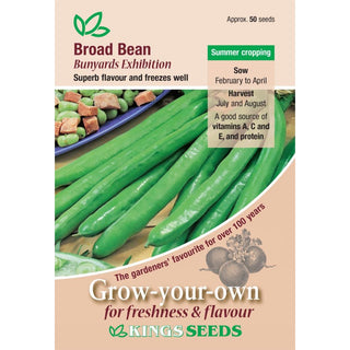 Kings Seeds Broad Bean Bunyards Exhibition