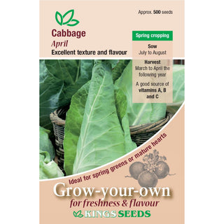 Kings Seeds Cabbage April