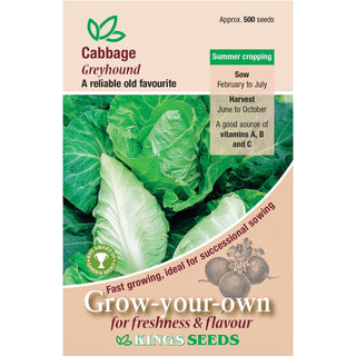 Kings Seeds Cabbage Greyhound Rhs Agm