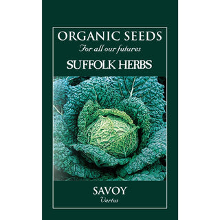 Suffolk Herbs Organic Cabbage Savoy Vertus