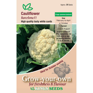 Kings Seeds Cauliflower Barcelona F1