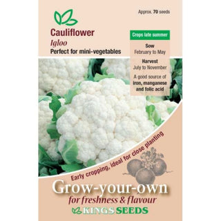 Kings Seeds Cauliflower Igloo