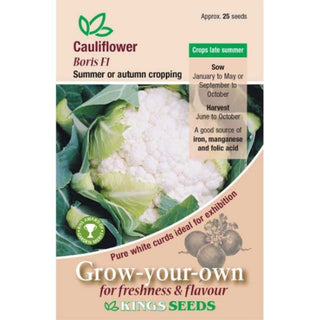 Kings Seeds Cauliflower Boris F1