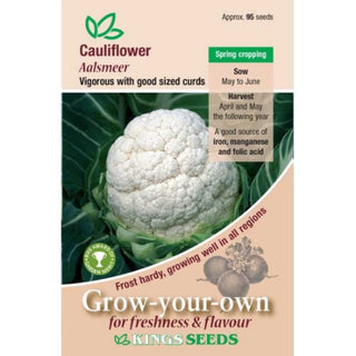 Kings Seeds Cauliflower Aalsmeer Rhs Agm