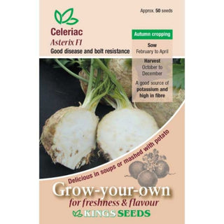 Kings Seeds Celeriac Asterix F1