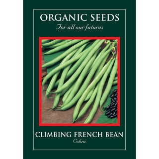 Suffolk Herbs Organic Climbing French Bean Cobra