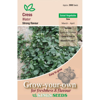 Kings Seeds Cress Water