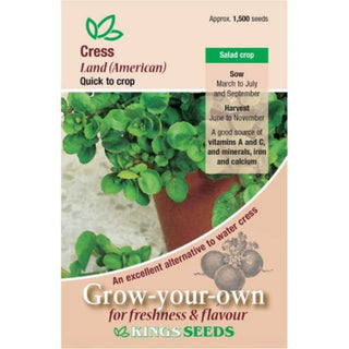 Kings Seeds Cress Land (American)