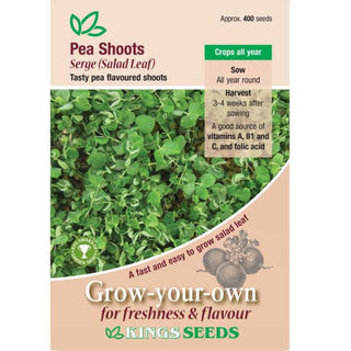 Kings Seeds Pea Shoots Serge