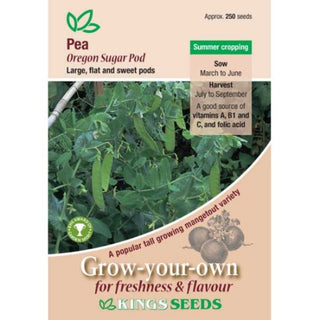 Kings Seeds Pea Oregon Sugar Pod