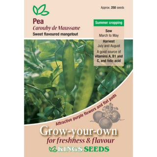 Kings Seeds Pea Carouby De Maussane