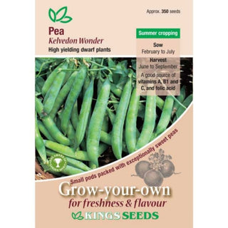 Kings Seeds Pea Kelvedon Wonder