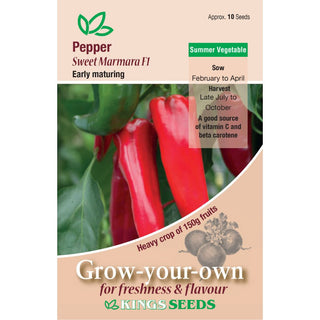 Kings Seeds Pepper Sweet Marmara  F1