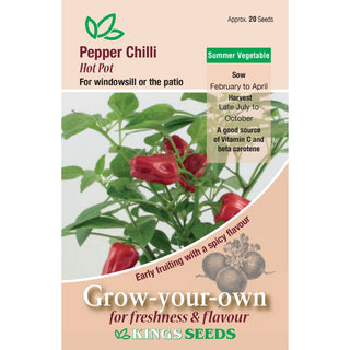 Kings Seeds Pepper Chilli Hot Pot