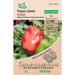 Kings Seeds Pepper Sweet Paragon