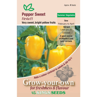 Kings Seeds Pepper Sweet Fiesta F1