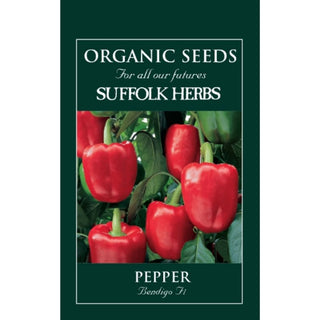 Suffolk Herbs Organic Pepper Bendigo F1