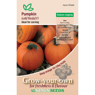 Kings Seeds Pumpkin Gold Medal F1