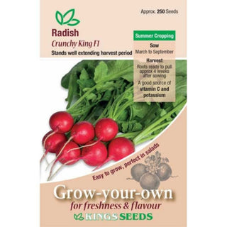 Kings Seeds Radish Crunchy King F1