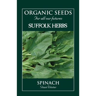 Suffolk Herbs Organic Spinach Giant Winter