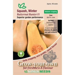 Kings Seeds Squash Winter Butternut Hunter F1