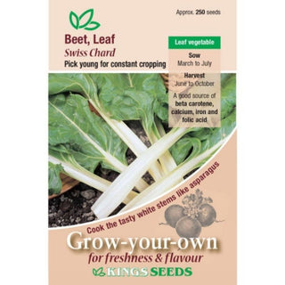 Kings Seeds Leaf Beet Swiss Chard
