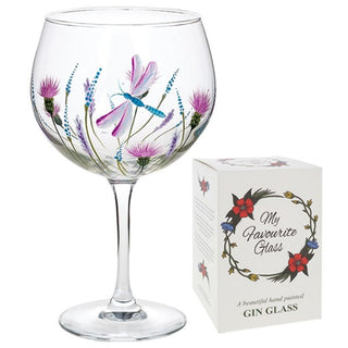 Jennifer McAteer My Favourite Dragonfly Gin Glass