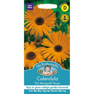 Mr Fothergills Calendula Pot Marigold Nova