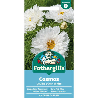 Mr Fothergills Cosmos Double Dutch White