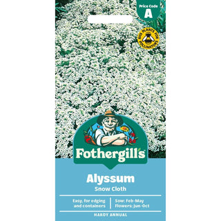 Mr Fothergills Alyssum Snow Cloth