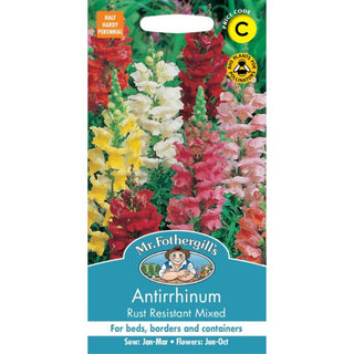 Mr Fothergills Antirrhinum Rust Resistant Mixed
