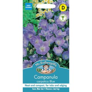Mr Fothergills Campanula Carpatica Blue